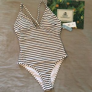 Cupshe Lasting Appeal Stripe One Piece Swimsuit